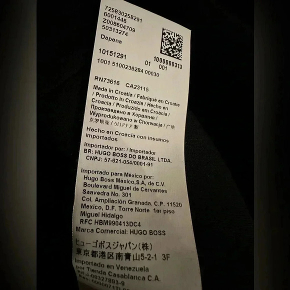 BOSS by Hugo Boss Dapena V-Neck Colorblock Black Sheath Dress Size 4 - Picture 13 of 14